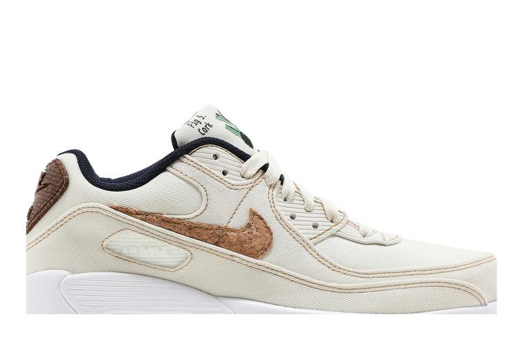 Кроссовки Nike Air Max 90 SE AI GS 'Cork - Coconut Milk', белый — фото 3
