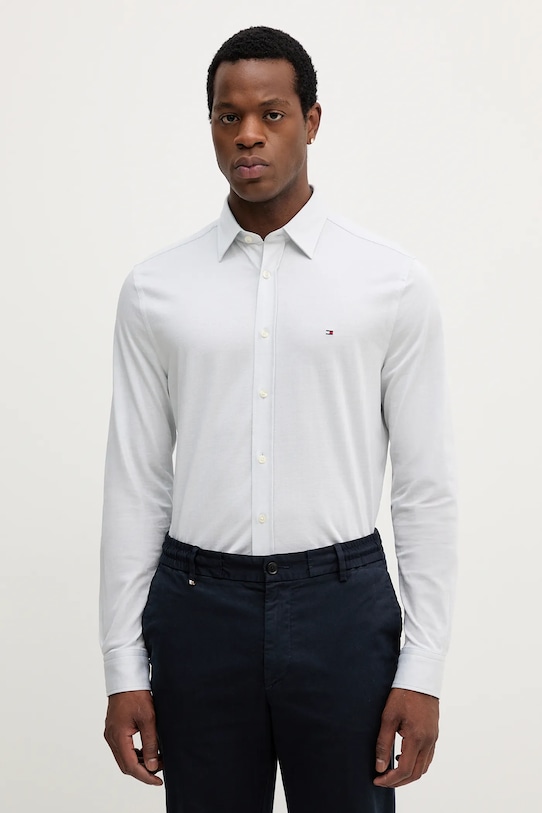 

Хлопковая рубашка Tommy Hilfiger, синий