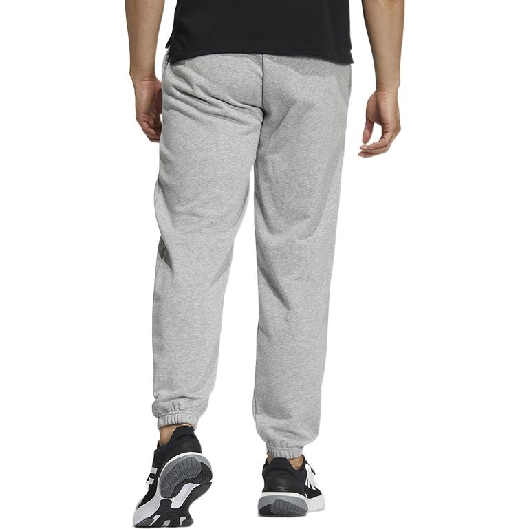 Повседневные брюки Men's adidas Solid Color logo Printing Casual Long Pants/Trousers Autumn Gray HZ7022 — фото 4