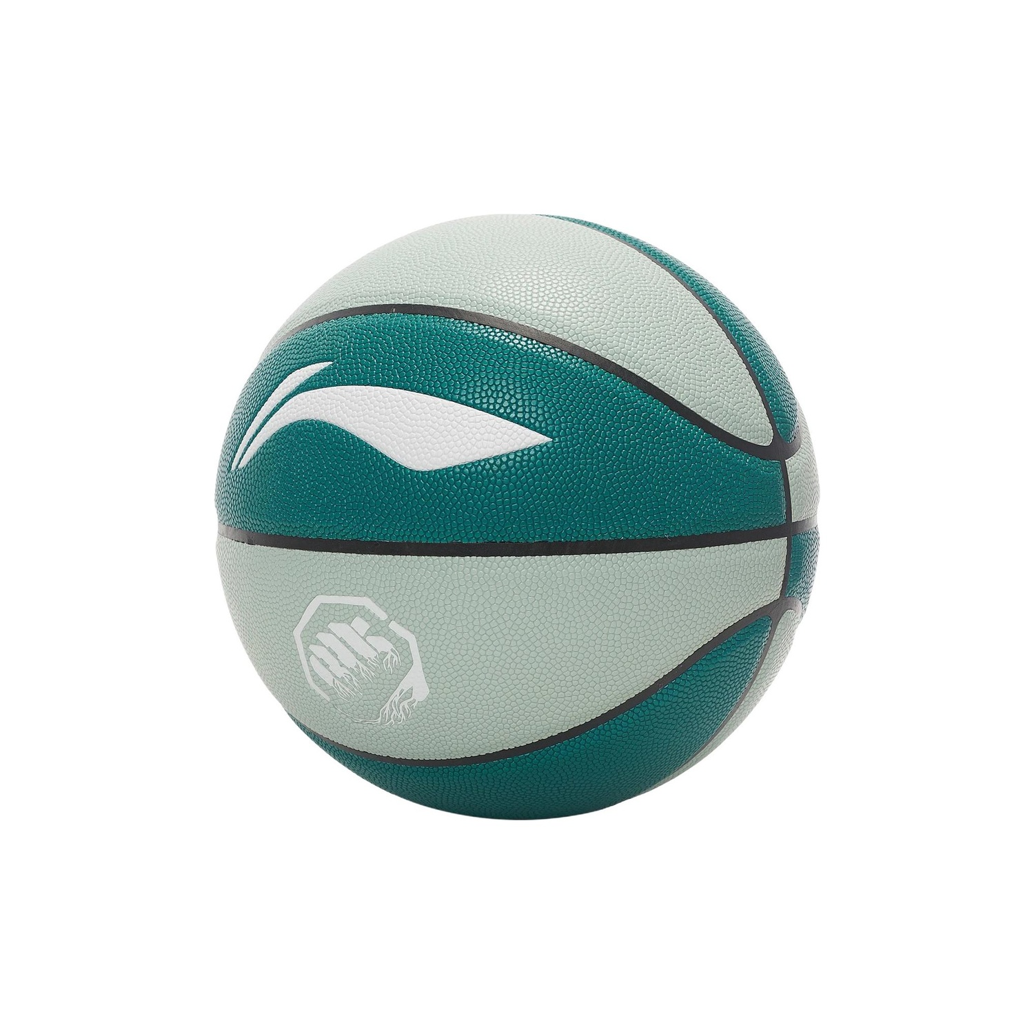 

LINING Баскетбольный мяч PU Green White размер 7 тренировочный unisex