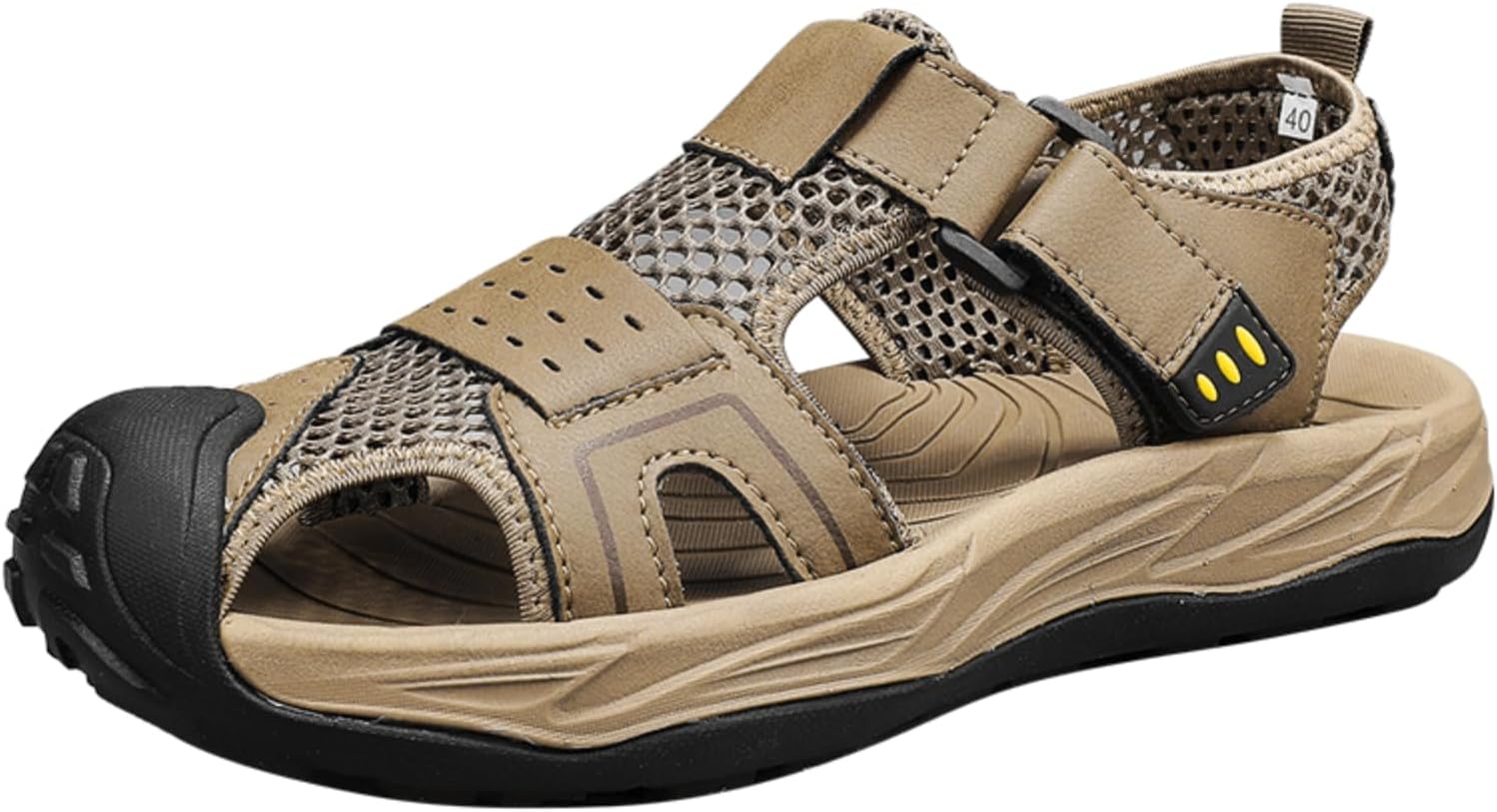 

Мужские летние сандалии для спорта и путешествий, легкие дышащие сандалии, пляжная обувь Ucilxi, хаки