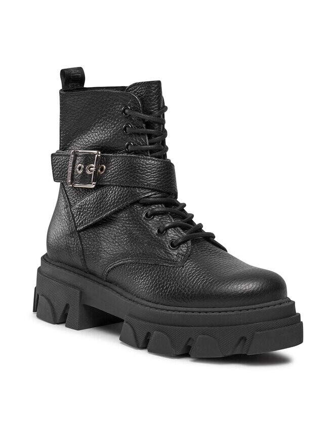Ботильоны на шнуровке Mae SM19000034 Steve Madden, черный — фото 2