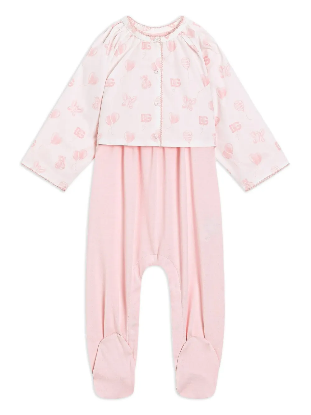 

Пижамный комплект Dolce & Gabbana Kids, розовый