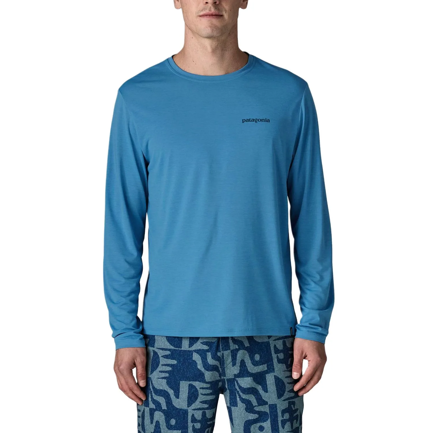 Футболка мужская Capilene Quick Dry Patagonia, Coastal Blue/SHRX — фото 4