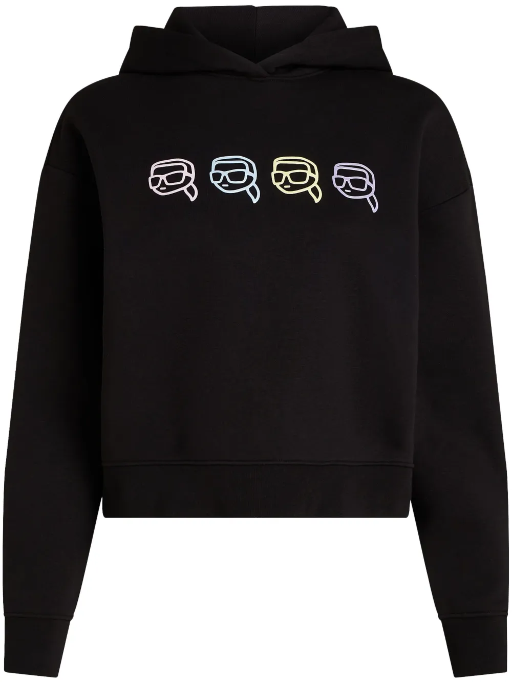 

Худи Ikon Outline из органического хлопка KARL LAGERFELD, черный