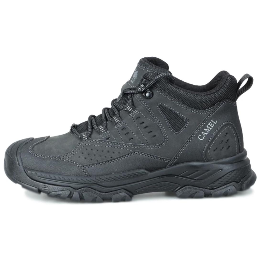 

CAMEL Прочные тёплые трекинговые полуботинки мужские чёрные, цвет Black
