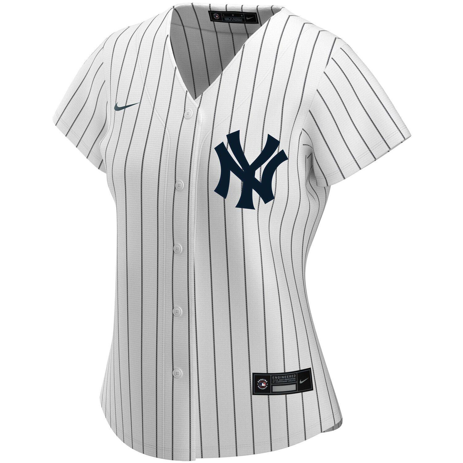 Женская белая футболка Nike New York Yankees Home Replica Team Nike — фото 2