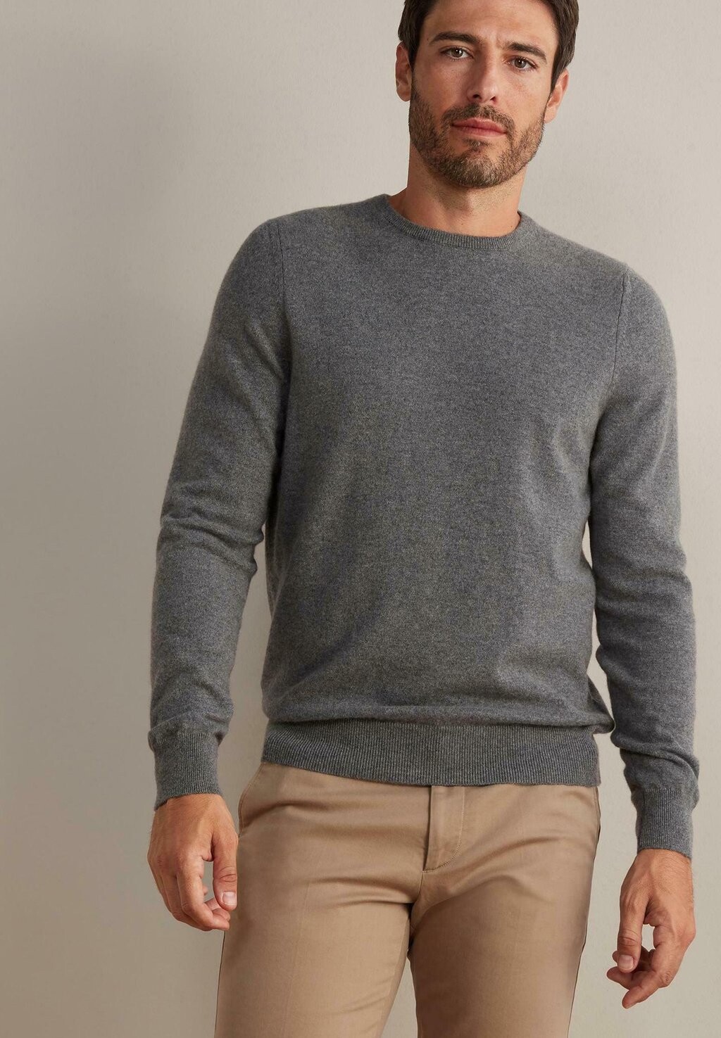 

Вязаный свитер ROUND-NECK Falconeri, цвет grau/dark grey melange