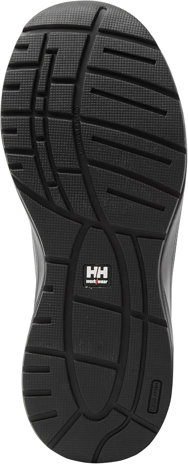 Helly-Hansen Barcode Low AL EH мужские туфли с защитным носком - легкие, дышащие рабочие туфли с противоскользящей резиновой подошвой, рейтинг EH Helly Hansen, 990 Black — фото 4