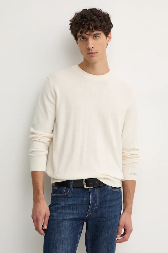 

Свитер с добавлением шерсти NEW ANDRE CREW NECK Pepe Jeans, бежевый