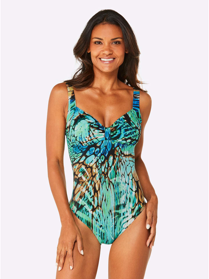 

SUNFLAIR Купальник с изумрудно-бирюзовым принтом