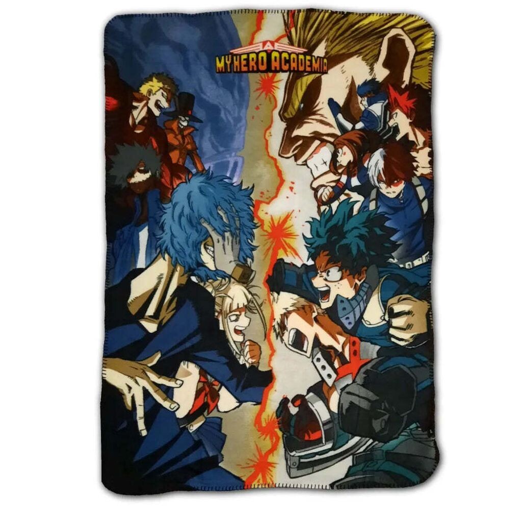 

Детское флисовое одеяло My Hero Academia, черный
