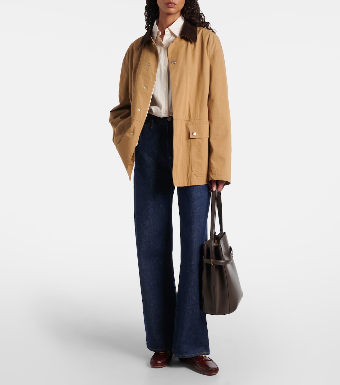 Городские водительские туфли Gommino из кожи Tod's, Mogano — фото 3