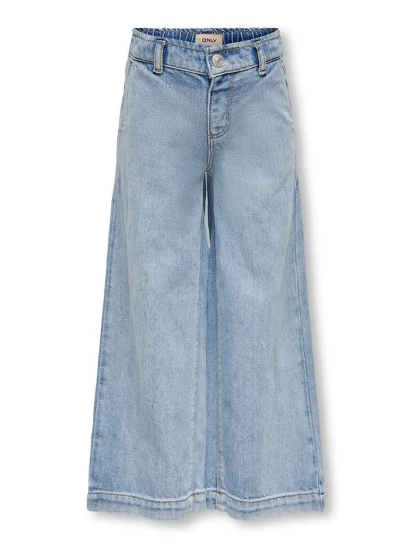 Расклешенные джинсы mit weitem bein kmgcomet weiter beinschnitt Only Mini, Light Blue Denim