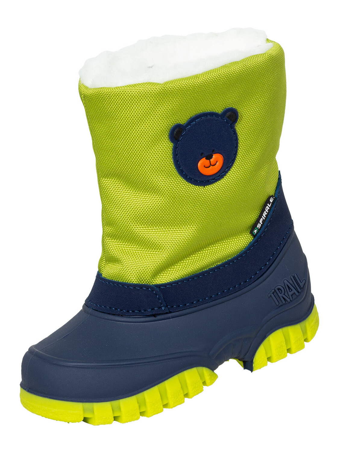 

Сапоги Spirale Kinder Winter Jonk gefüttert, цвет lime/blau