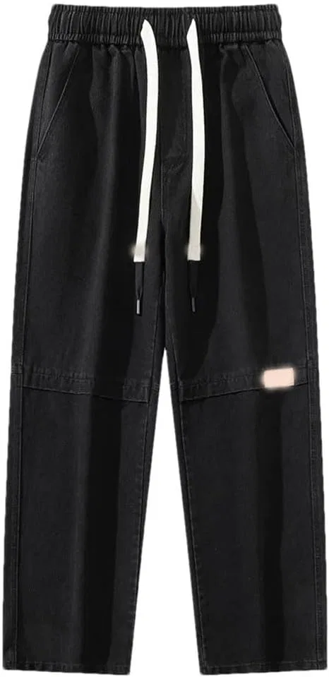 Джинсы свободные Men's Retro, черный