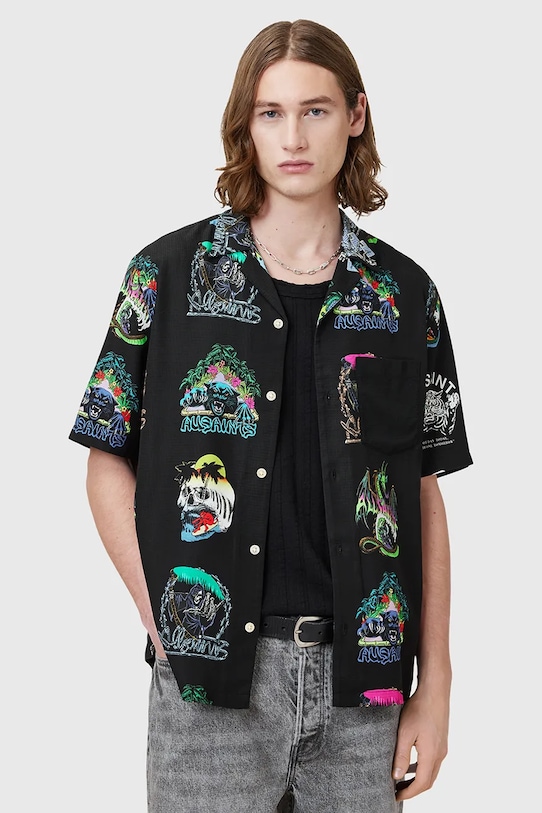 

Рубашка GNAR Allsaints, черный
