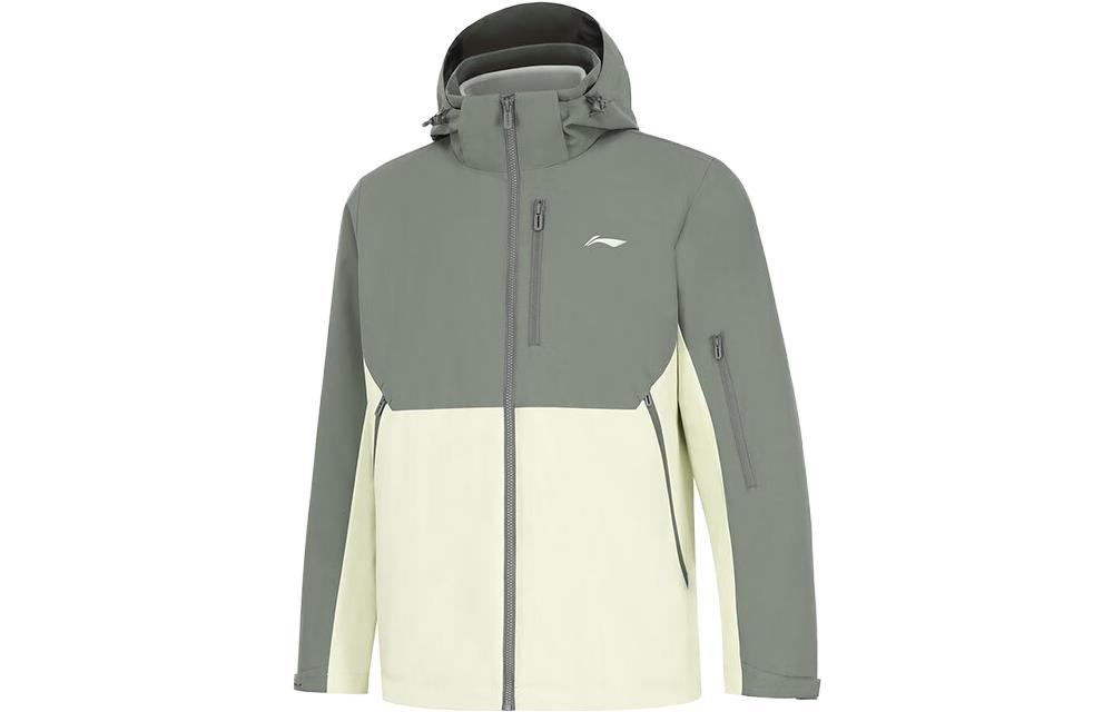 

Куртка для фитнеса LiNing Men's Gray Green, Зеленый, Куртка для фитнеса LiNing Men's Gray Green