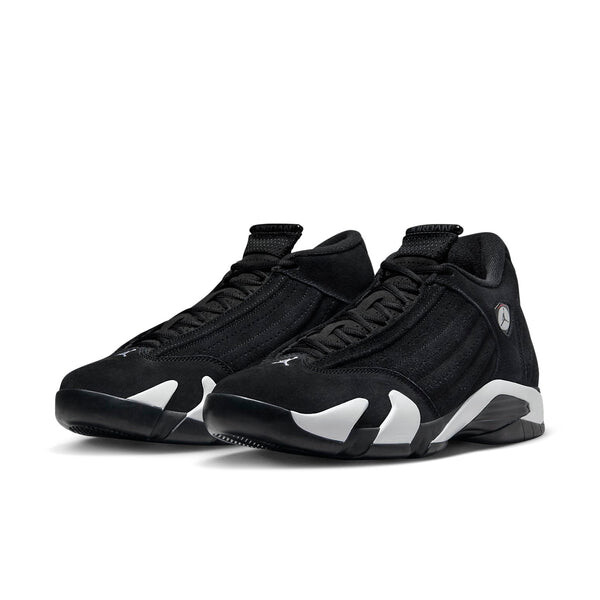 Кроссовки Air Jordan 14 Retro 'Black White', черный — фото 2