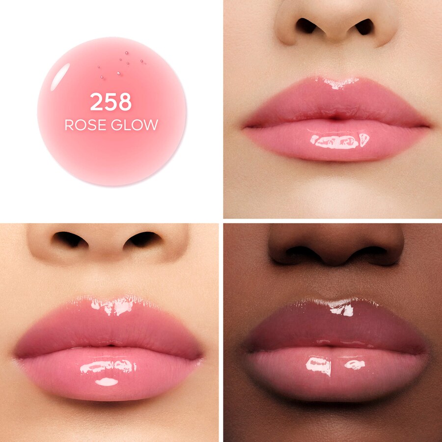 Увлажняющее тонирующее масло для губ Kiss Kiss Bee Glow GUERLAIN, 0.3 fl oz/9.5 mL, 258 Rose Glow — фото 2