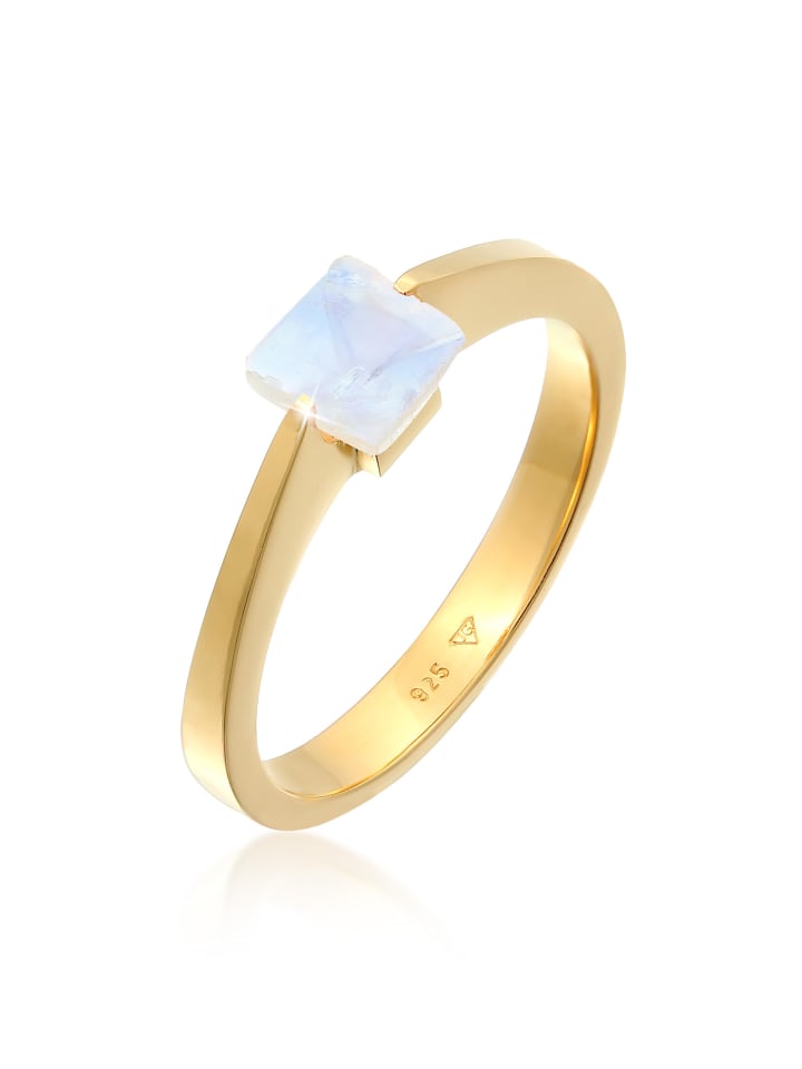 

Elli Кольцо из серебра 925 пробы с золотым покрытием