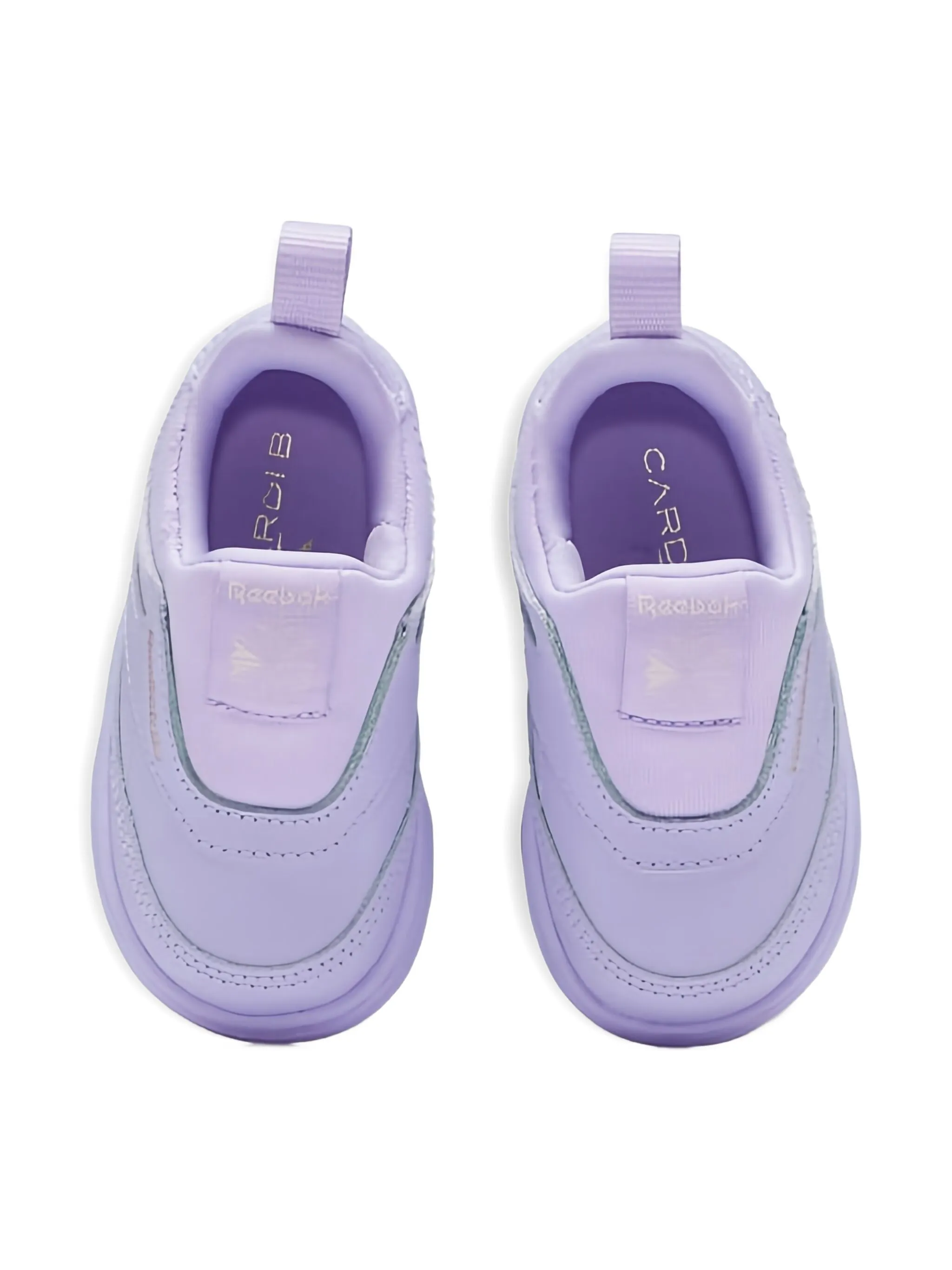 Кроссовки Club C TD Cardi B - Coated Crisp Quartz Reebok Kids, фиолетовый — фото 4