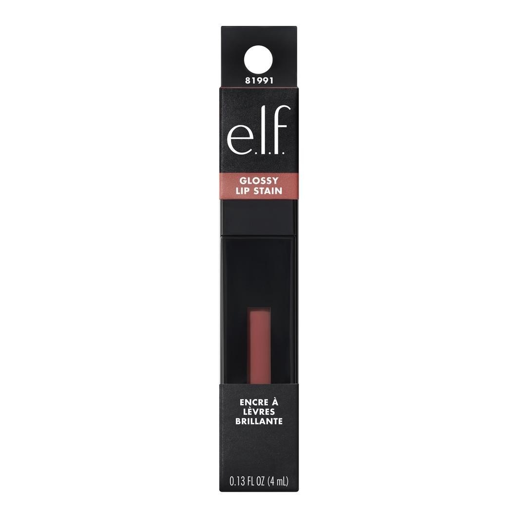 Губная помада glossy lip stain Elf Cosmetics, rosa ri - rose rizzin, объем 4 мл — фото 3