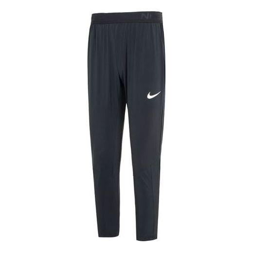 

Спортивные брюки Men's Nike Logo Printing Solid Color Elastic Waistband Sports Pants/Trousers/Joggers Autumn Black DM5949-011