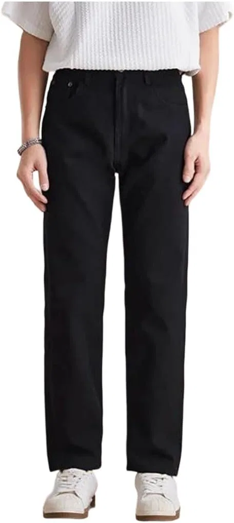 Джинсы свободные vintage, джинсы, Ankle-length Black