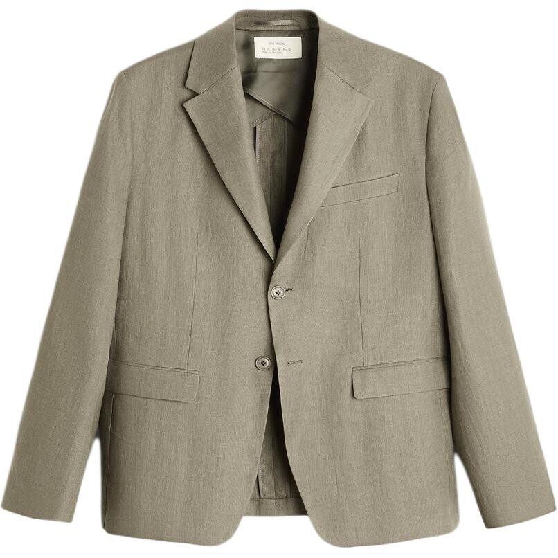 

Деловой костюм мужской темно-серо-коричневый Zara, коричневый