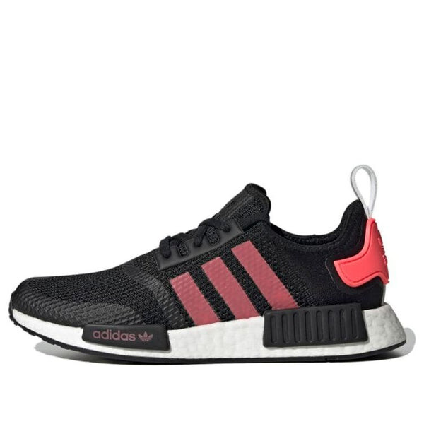 

Кроссовки nmd_r1 'black signal pink' Adidas, черный