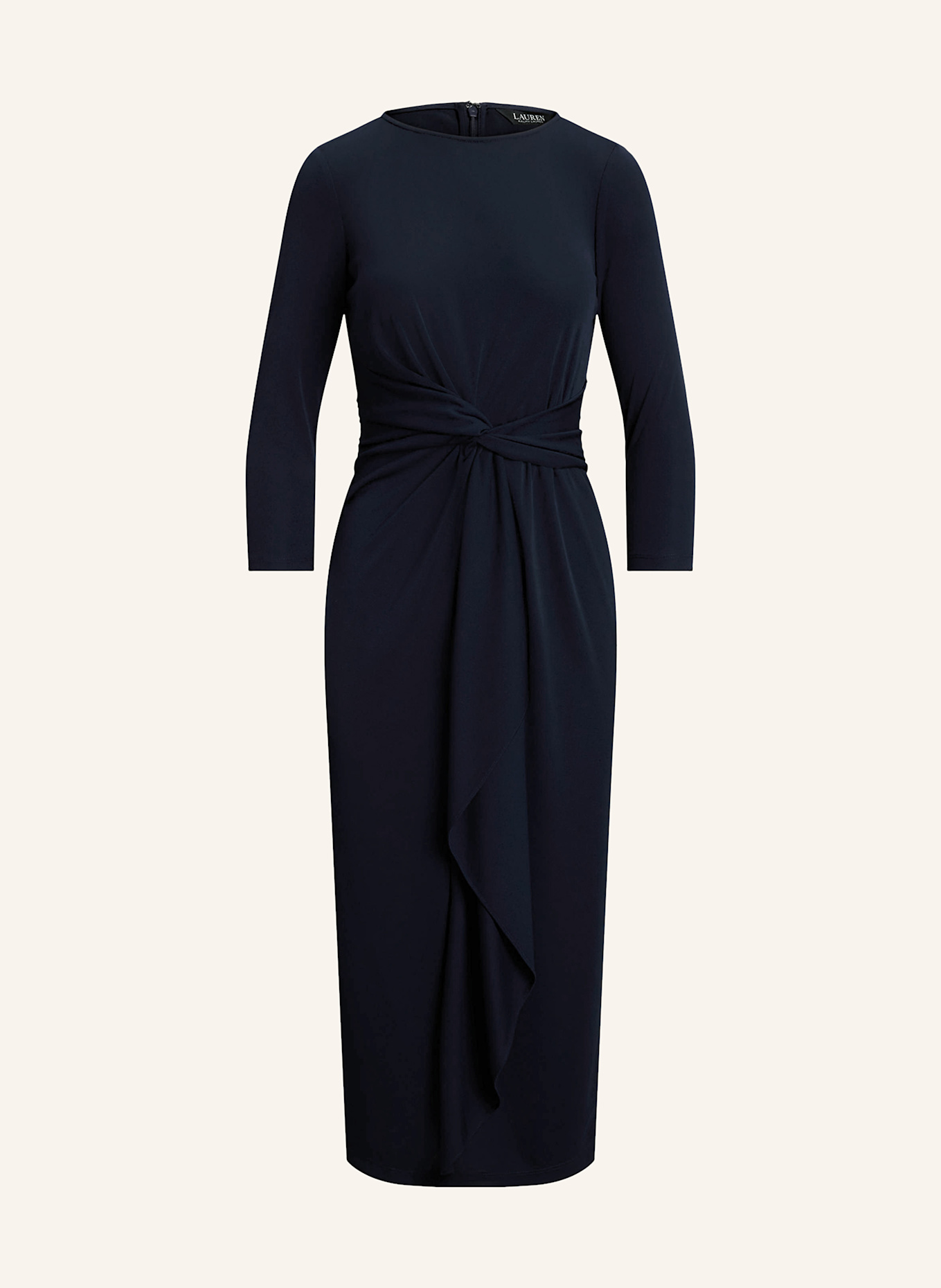 

Платье из джерси с рукавами 3/4 Lauren Ralph Lauren, синий