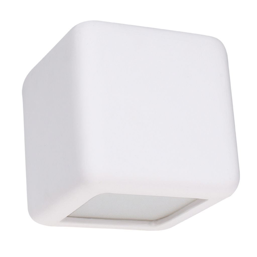 

Настенный светильник керамический NESTA 1xE27 60Вт керамический 14x14x14см Sollux Lighting