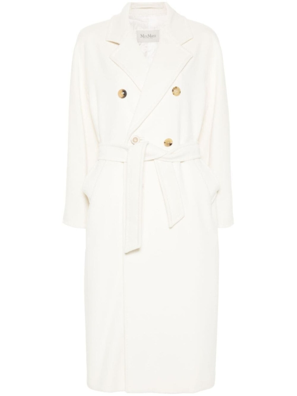 

Max Mara двубортное пальто Madame, белый
