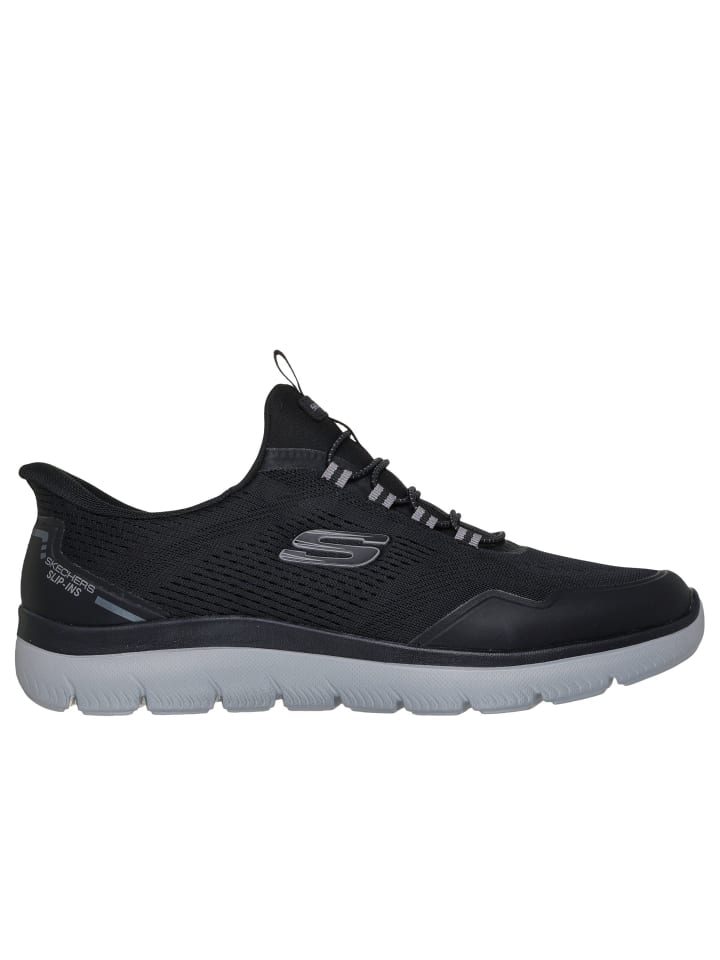 Skechers Лоферы SUMMITS-TOP RATE, черно-угольно-серые — фото 3