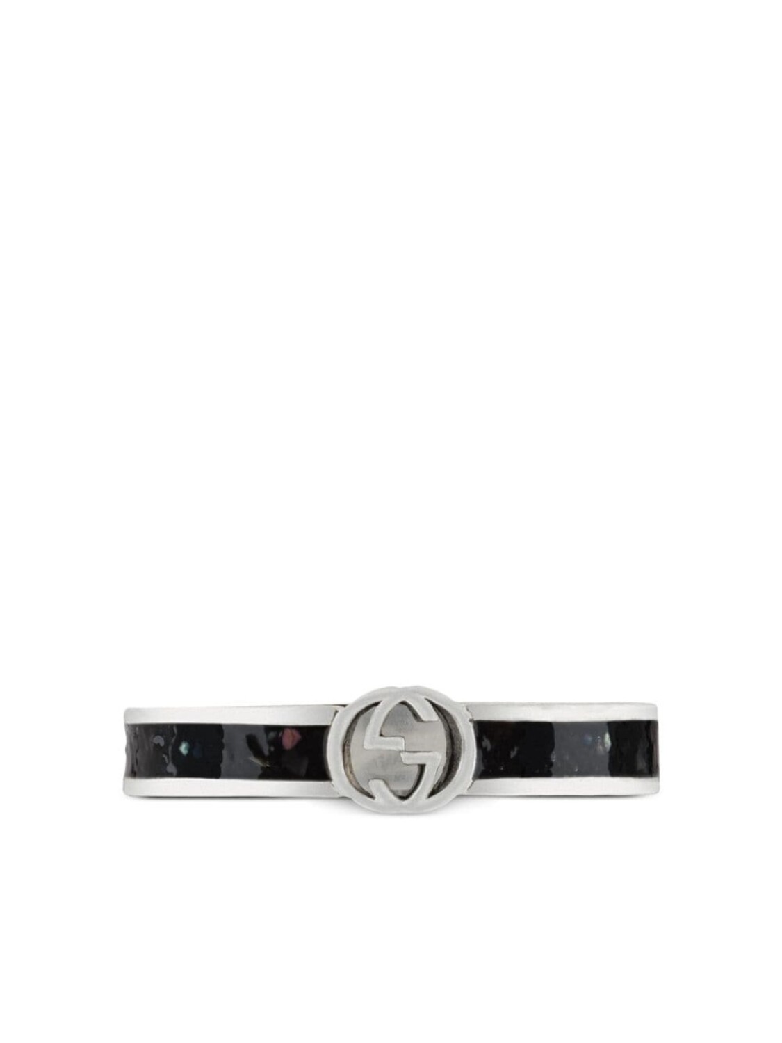 

Блокирующее кольцо G Gucci, черный