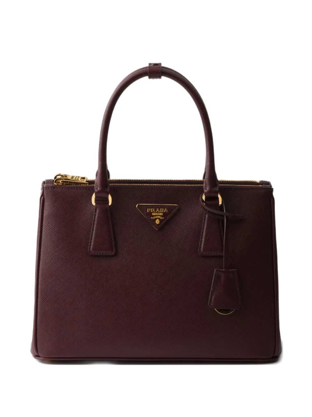 

Сумка-шоппер Galleria из сафьяновой кожи среднего размера Prada, красный
