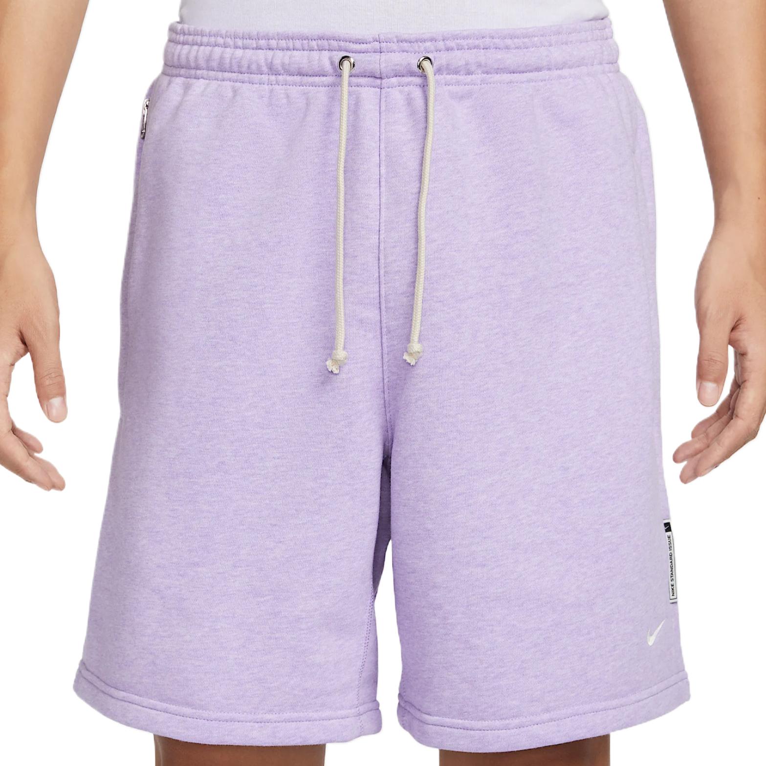 

Nike Мужские баскетбольные шорты dri fit standard issue hydrangea purple/coloring/delicate ivory white