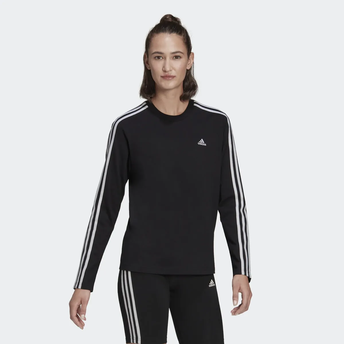 

Adidas Sportswear рубашка с длинными рукавами "ESSENTIALS 3STRIPES LONGSLEEVE", белый