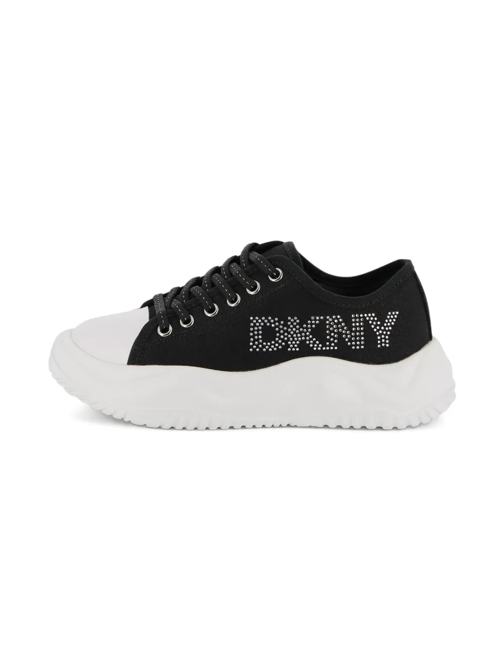 Кроссовки с логотипом Dkny Kids, черный — фото 3