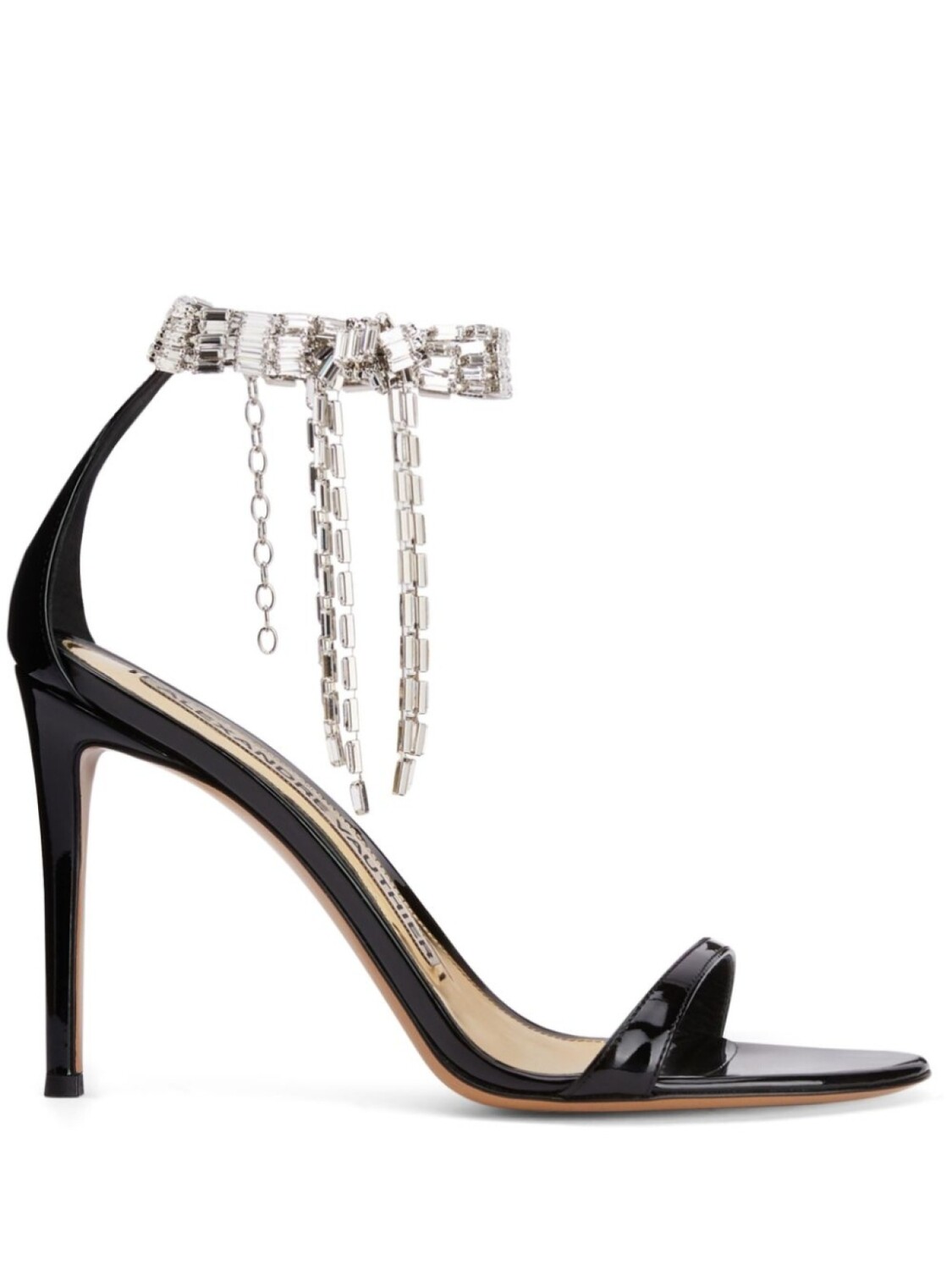 Alexandre Vauthier босоножки Tiffany с кристаллами, черный