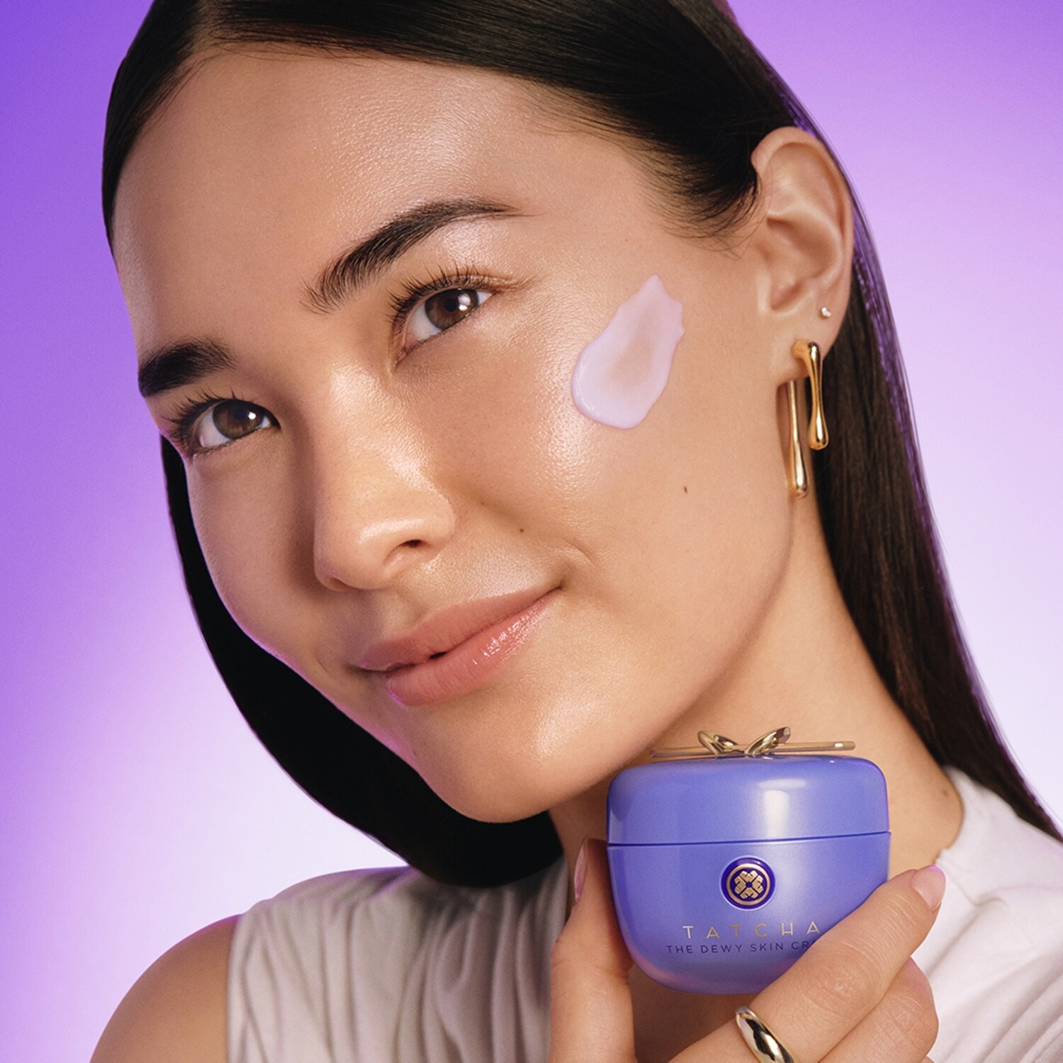 Сыворотка Tatcha — Dewy Skin Cream - насыщенный увлажняющий , придающий коже объем. , (Nachfüllung), 50 мл — фото 4