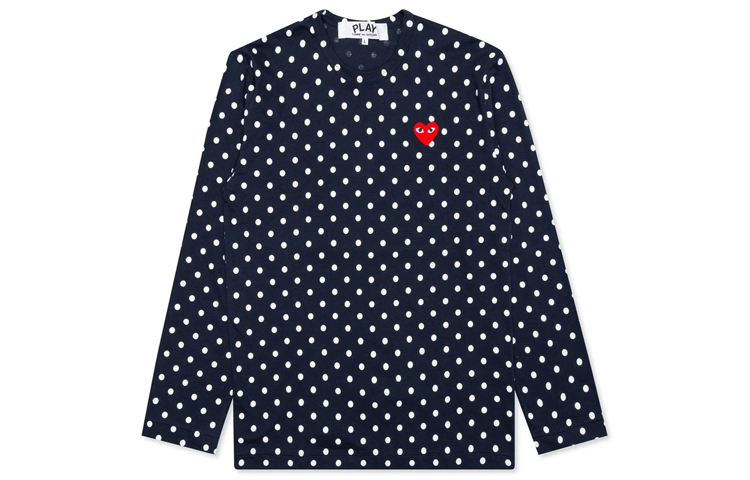 

Футболка с длинными рукавами в горошек Comme Des Garcons Play CDG Play
