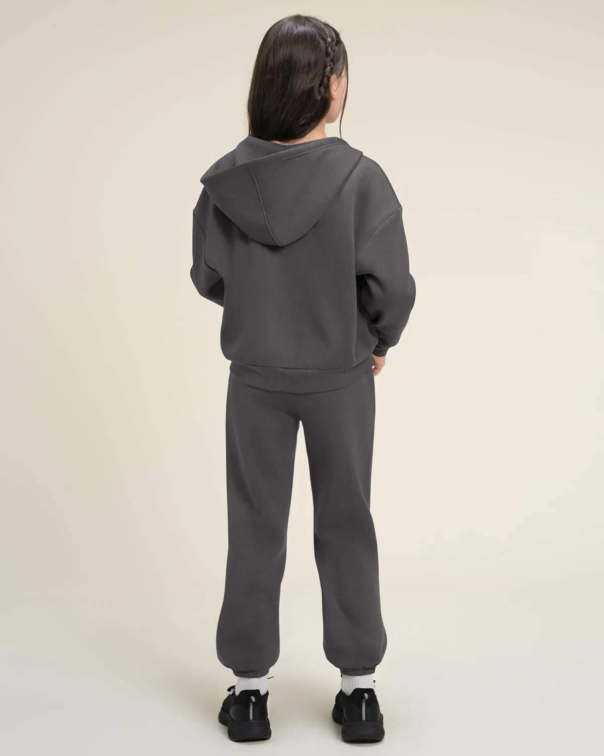Детский спортивный костюм Stelle, олимпийка и джоггеры, Charcoal — фото 4