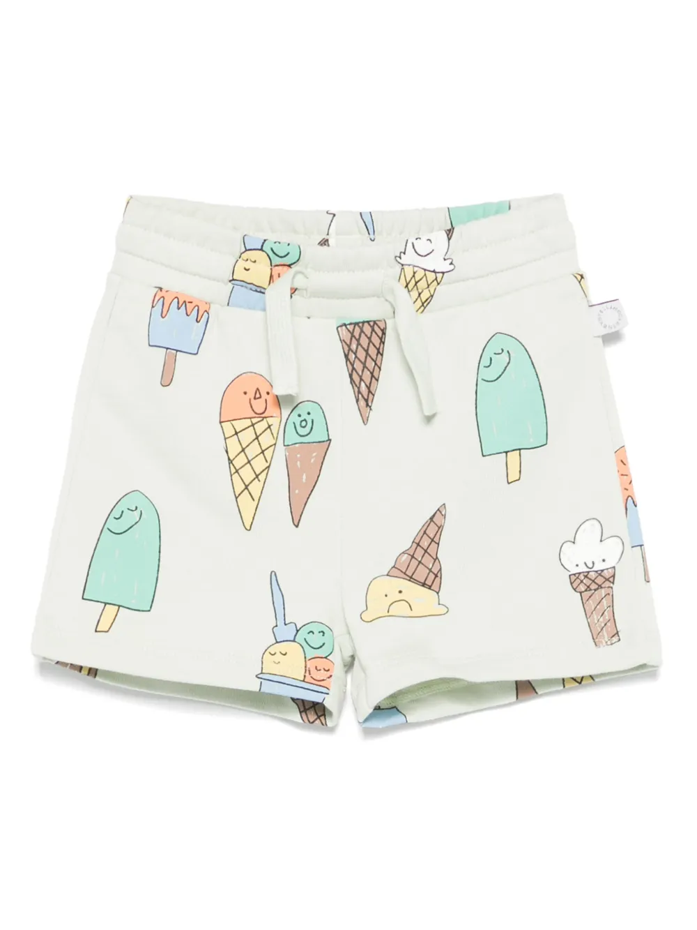 

Шорты с принтом Stella McCartney Kids, зеленый