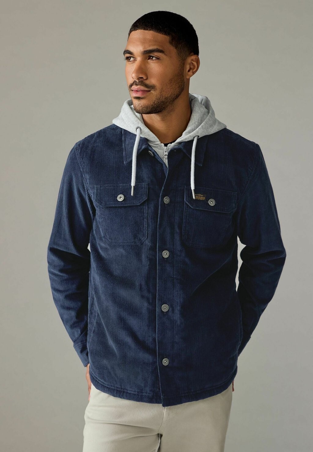 

Легкая куртка HOODED REGULAR FIT Next, синий