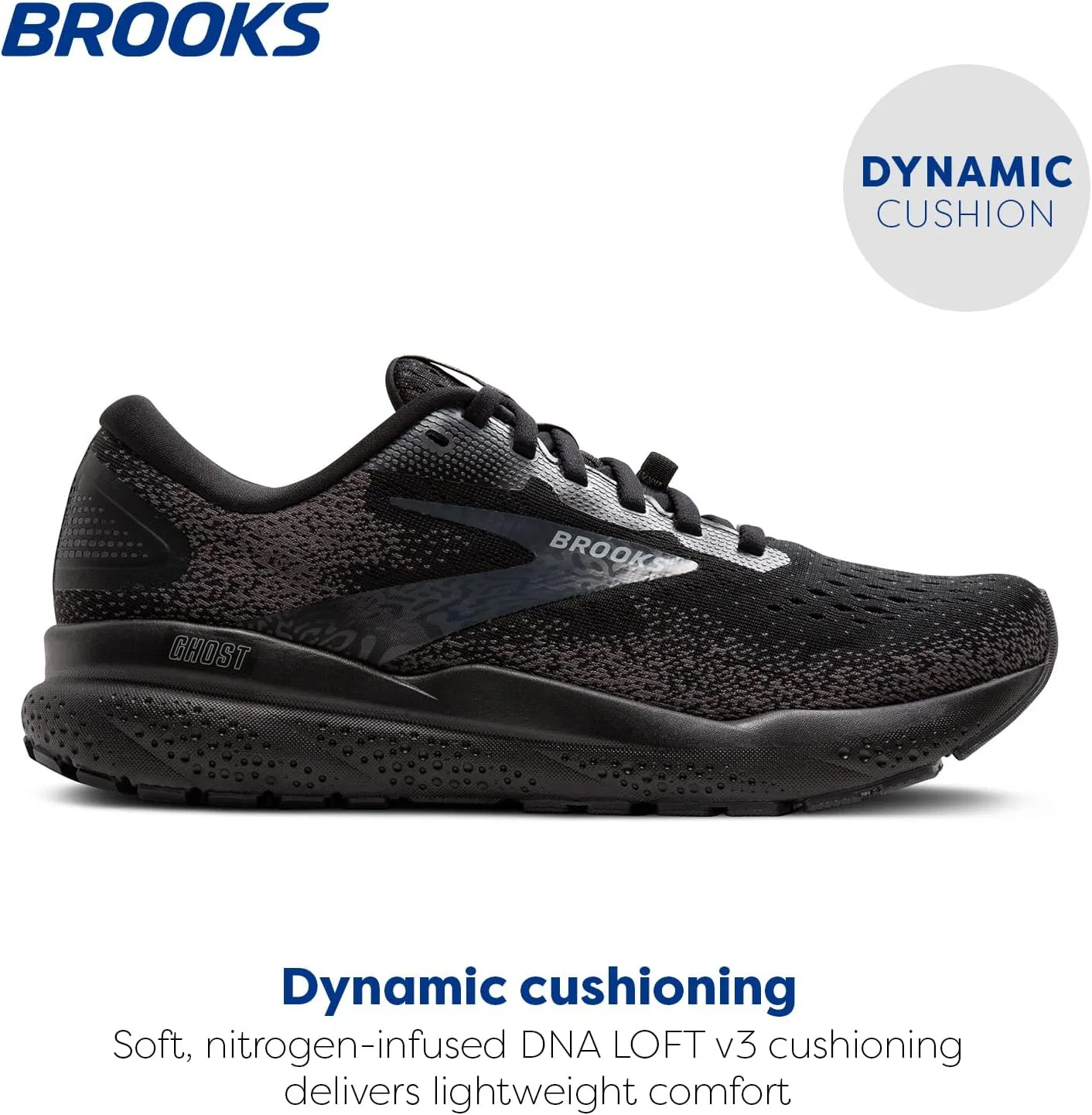 Мужские кроссовки Brooks Ghost 16 GTX, черный — фото 2