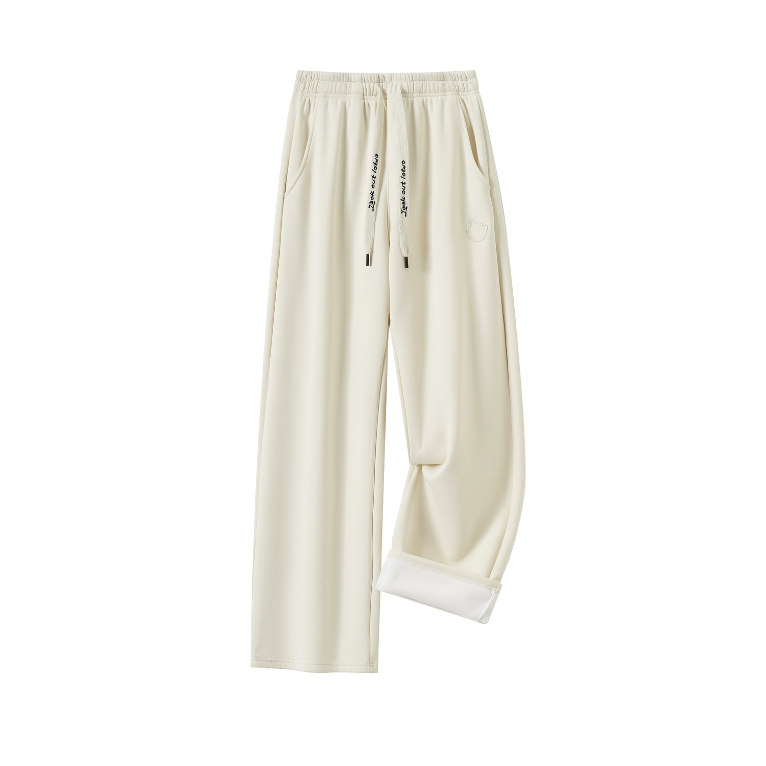 

Милые штаны Casual Unisex с принтом клубники из мультфильма Disney, априкот