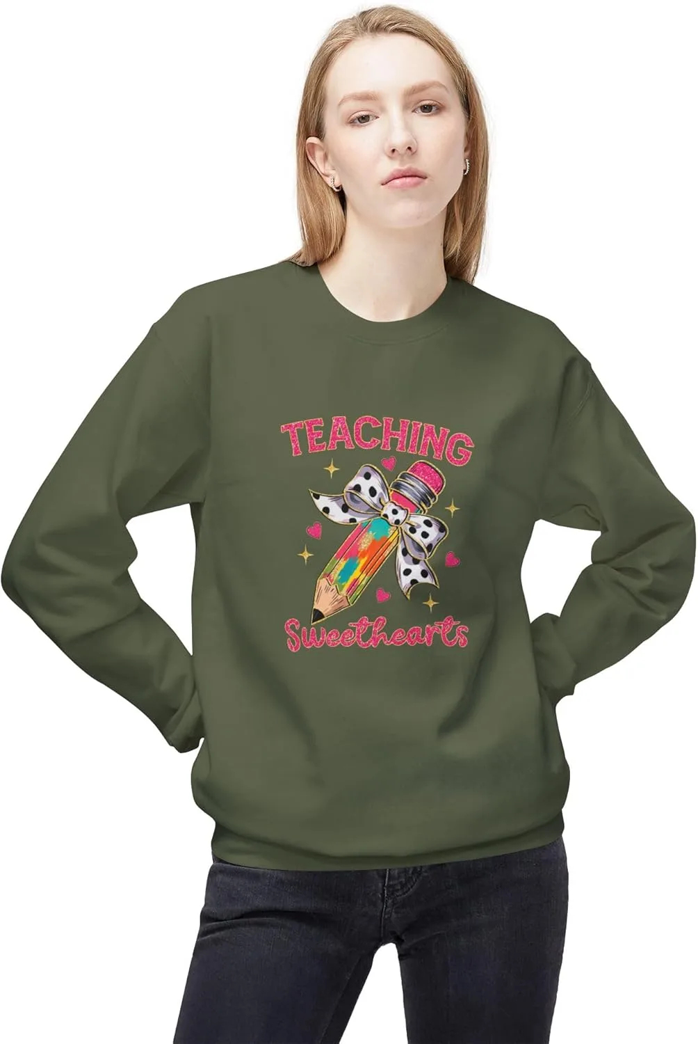 Свитшот Teaching Sweethearts для учителя — фото 3