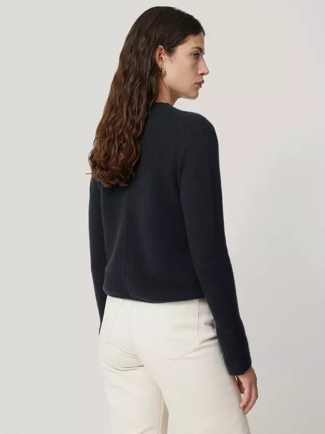 

Джемпер Jigsaw Eldon Cloud Cashmere, темно-синий